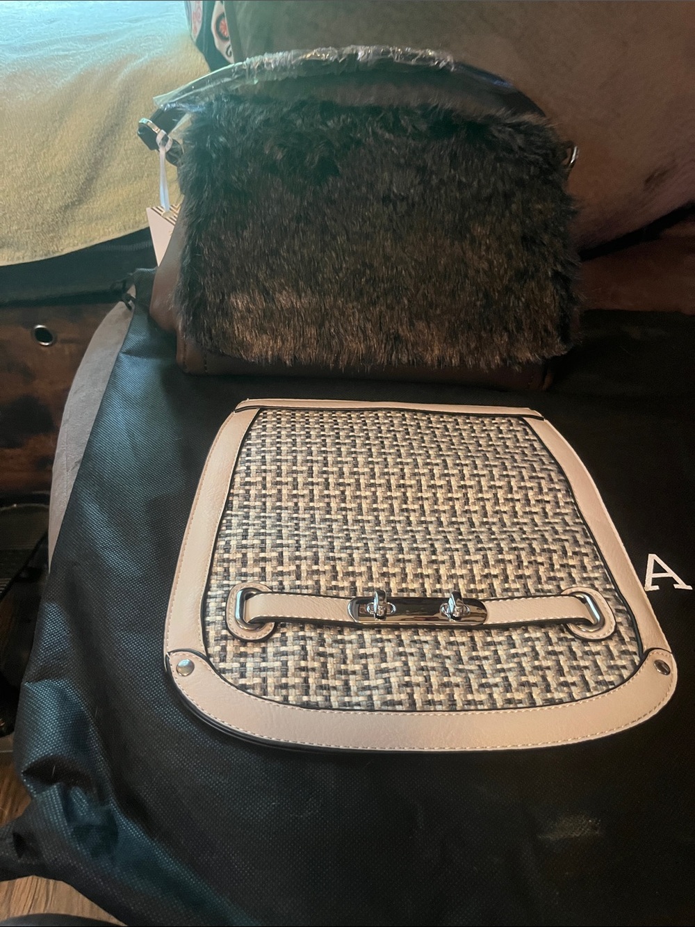 Crossbody Bag Brown - with interchangeable flaps